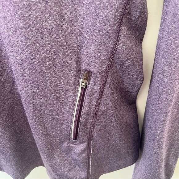 Nike Purple Dri-Fit Double Zip Activewear Running Jacket - Picture 3 of 10